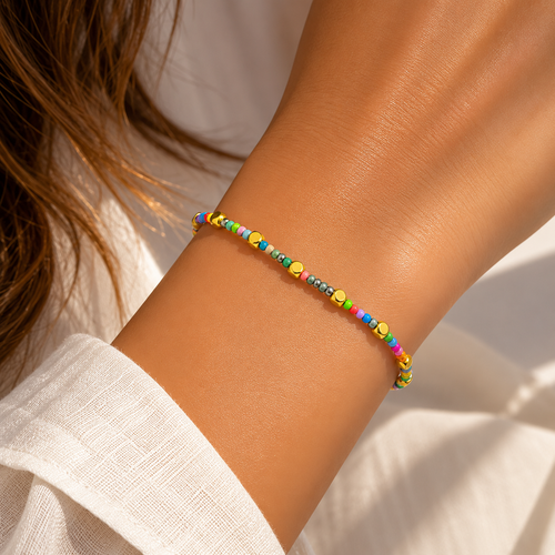 AYDA Gold: Confetti Luxe Beaded Bracelet