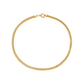 ALICE Gold: Chunky Link Chain Necklace with Ring Fastener Pendant